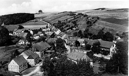Dorf Canstein von Osten 1910